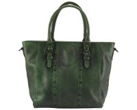 geanta din piele prudenzia dark green